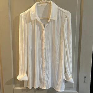 White Button-Up Blouse